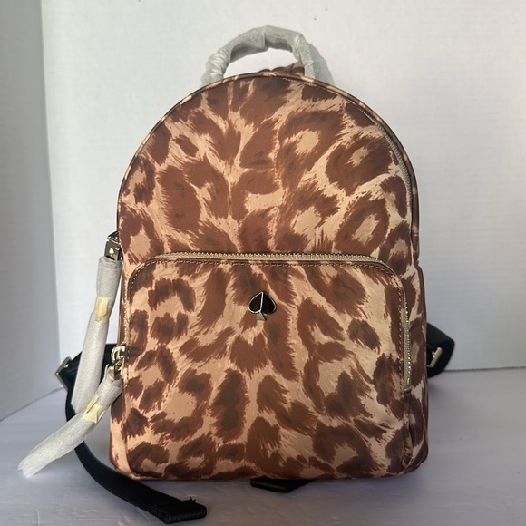 NWT Kate Spade Taylor Leopard Print Small Backpack main image 4